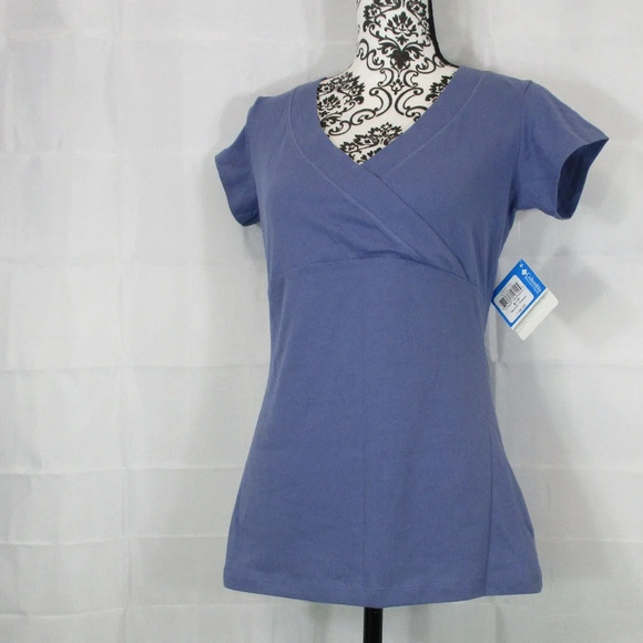 COLUMBIA Short Sleeve Top NWT Size Small Petite - Picture 7 of 7